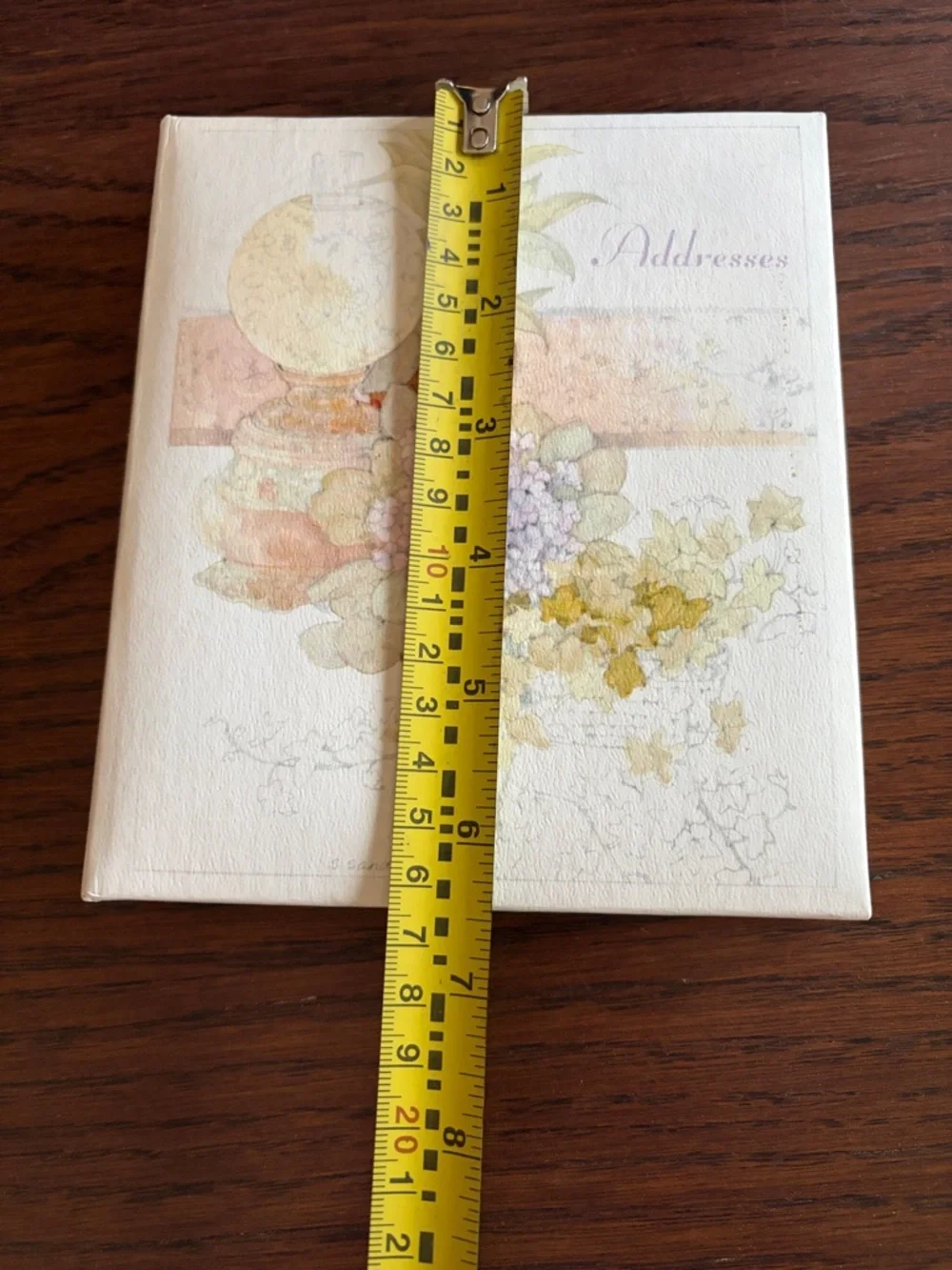 Vintage Current 1978 Address & Phone Number Book. Floral. Pastels. 6.5” x 5.5”